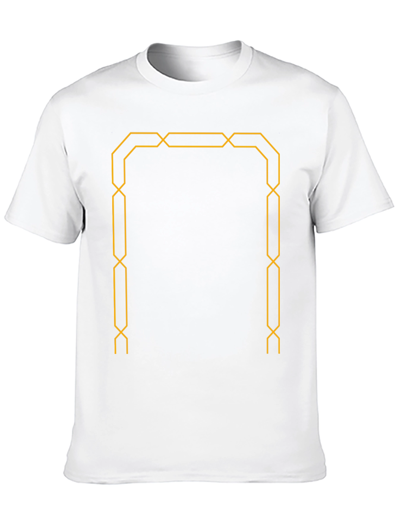 Geometric Frame Black T-Shirt