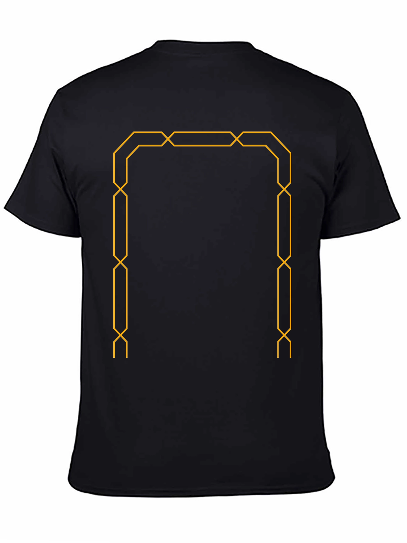 Geometric Frame Black T-Shirt