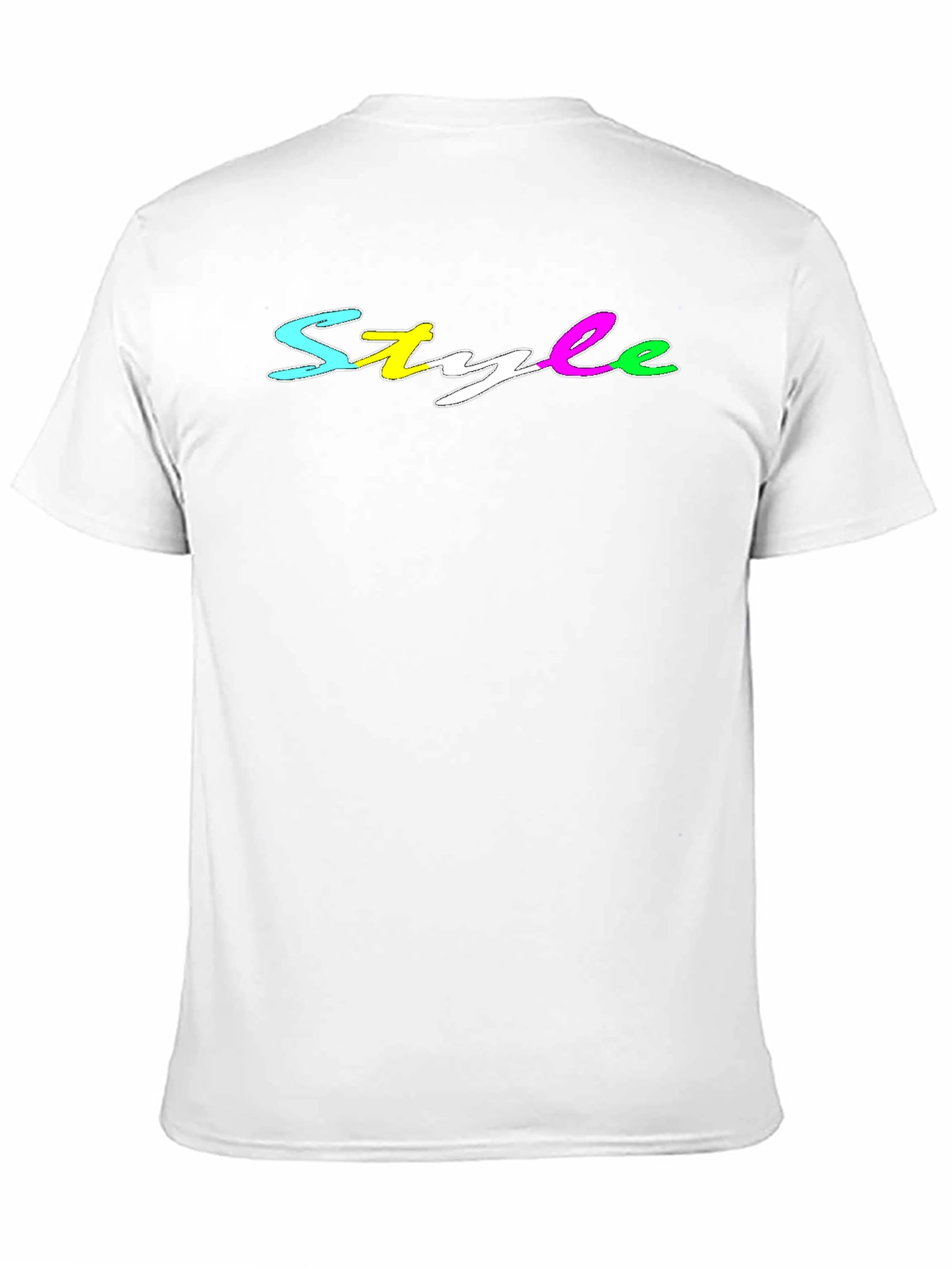 Mens Black Style Graphic Tee