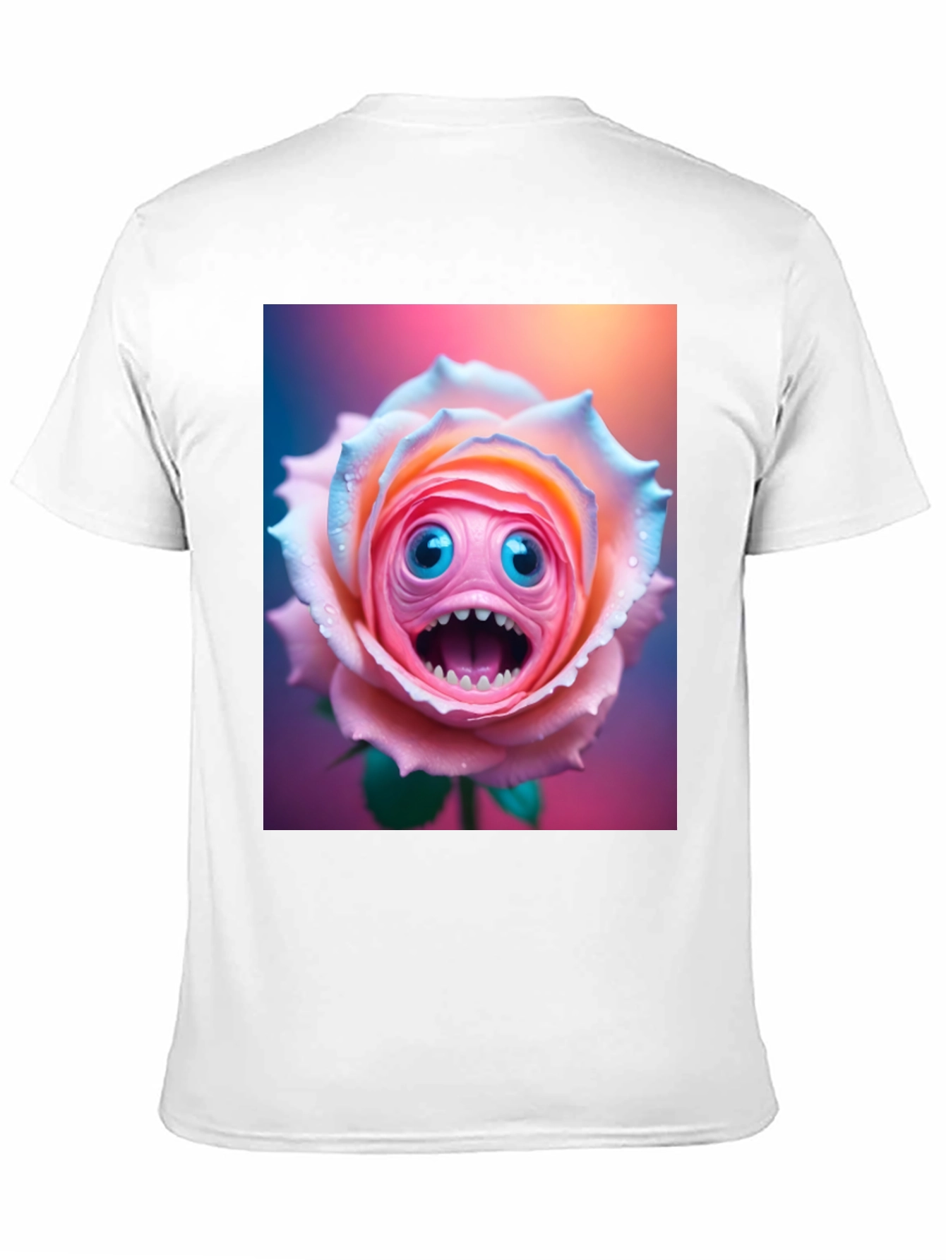 Monster Rose Graphic Tee - Unique and Funny!