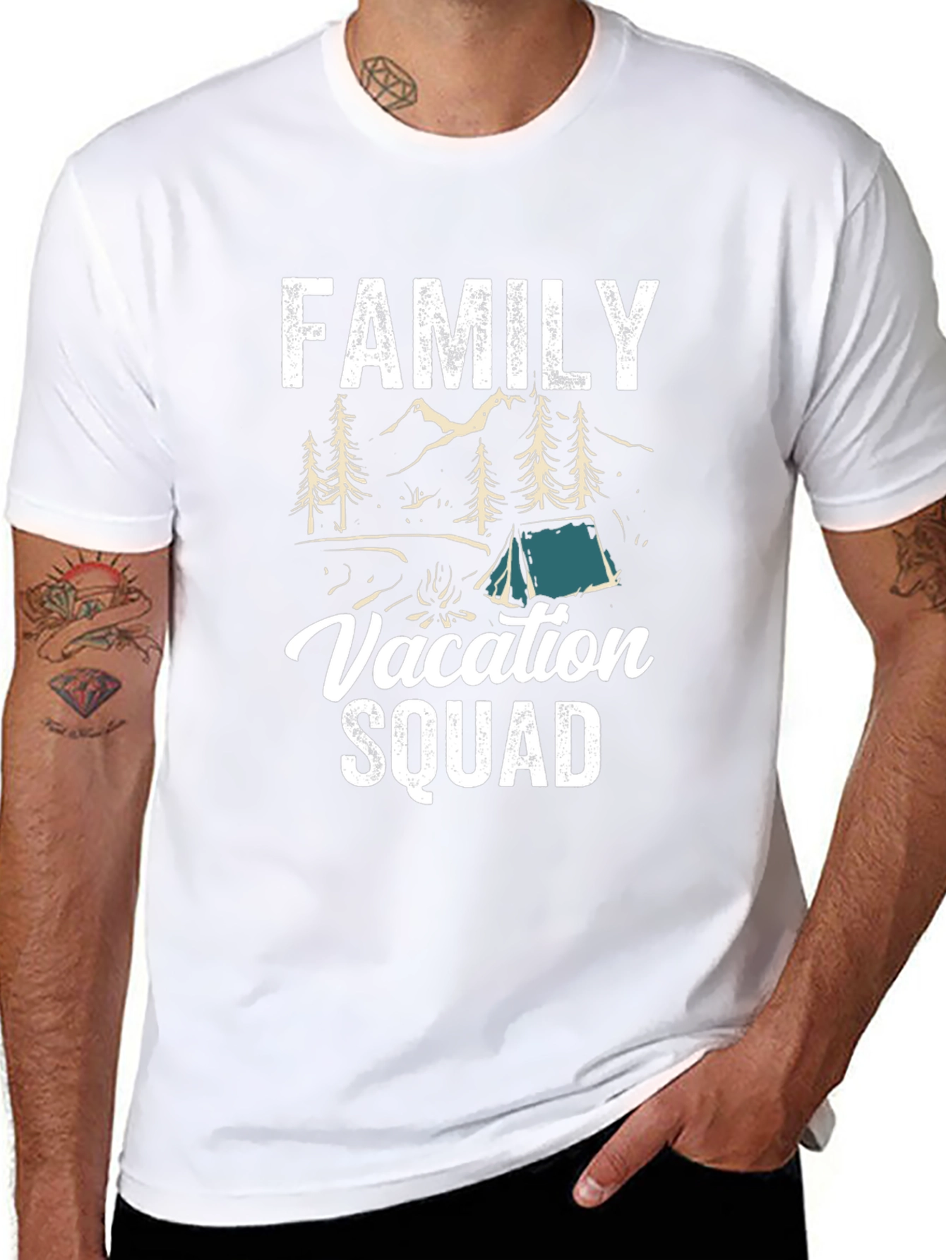 Family Vacation Squad T-Shirt - Camping Adventure Tee