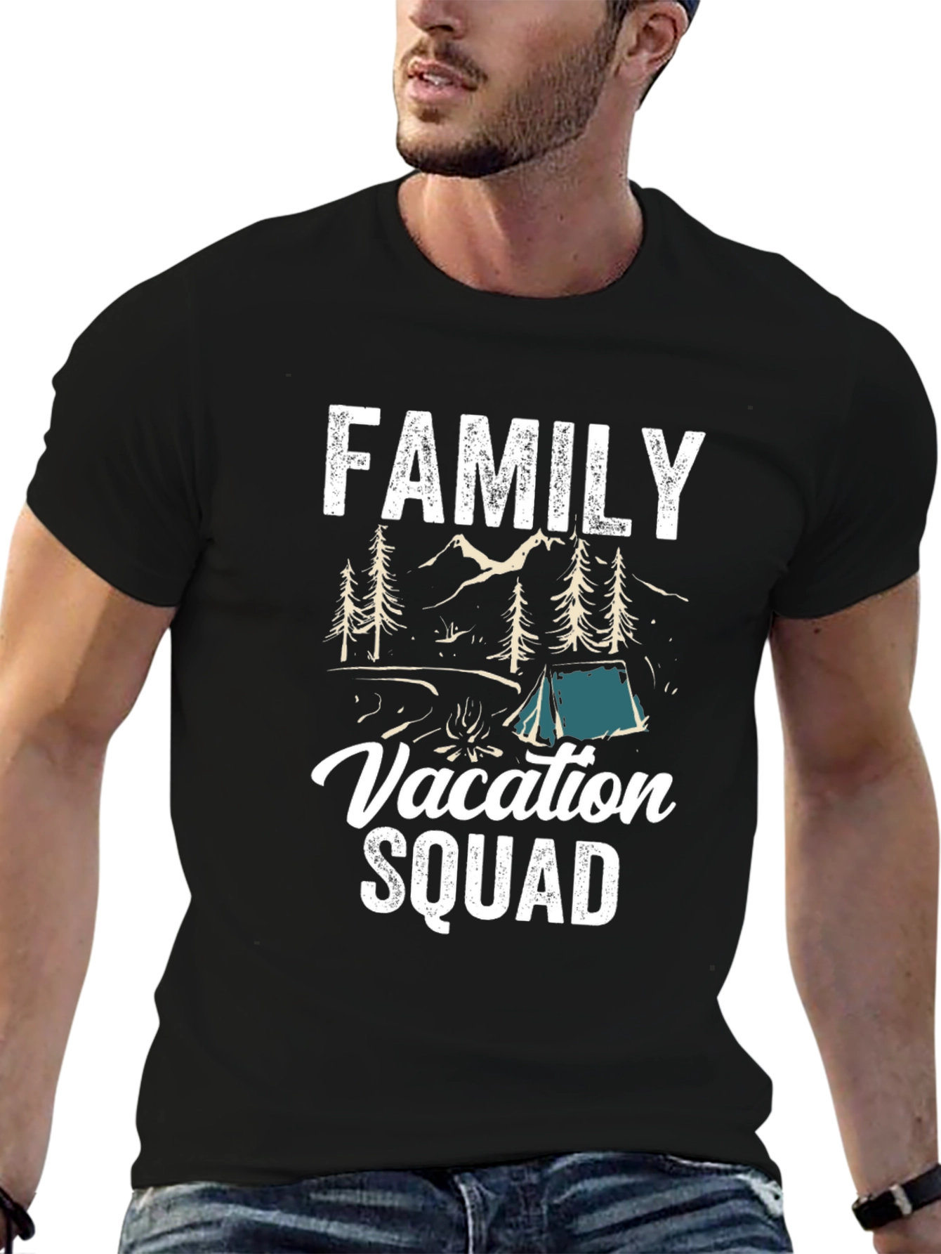 Family Vacation Squad T-Shirt - Camping Adventure Tee