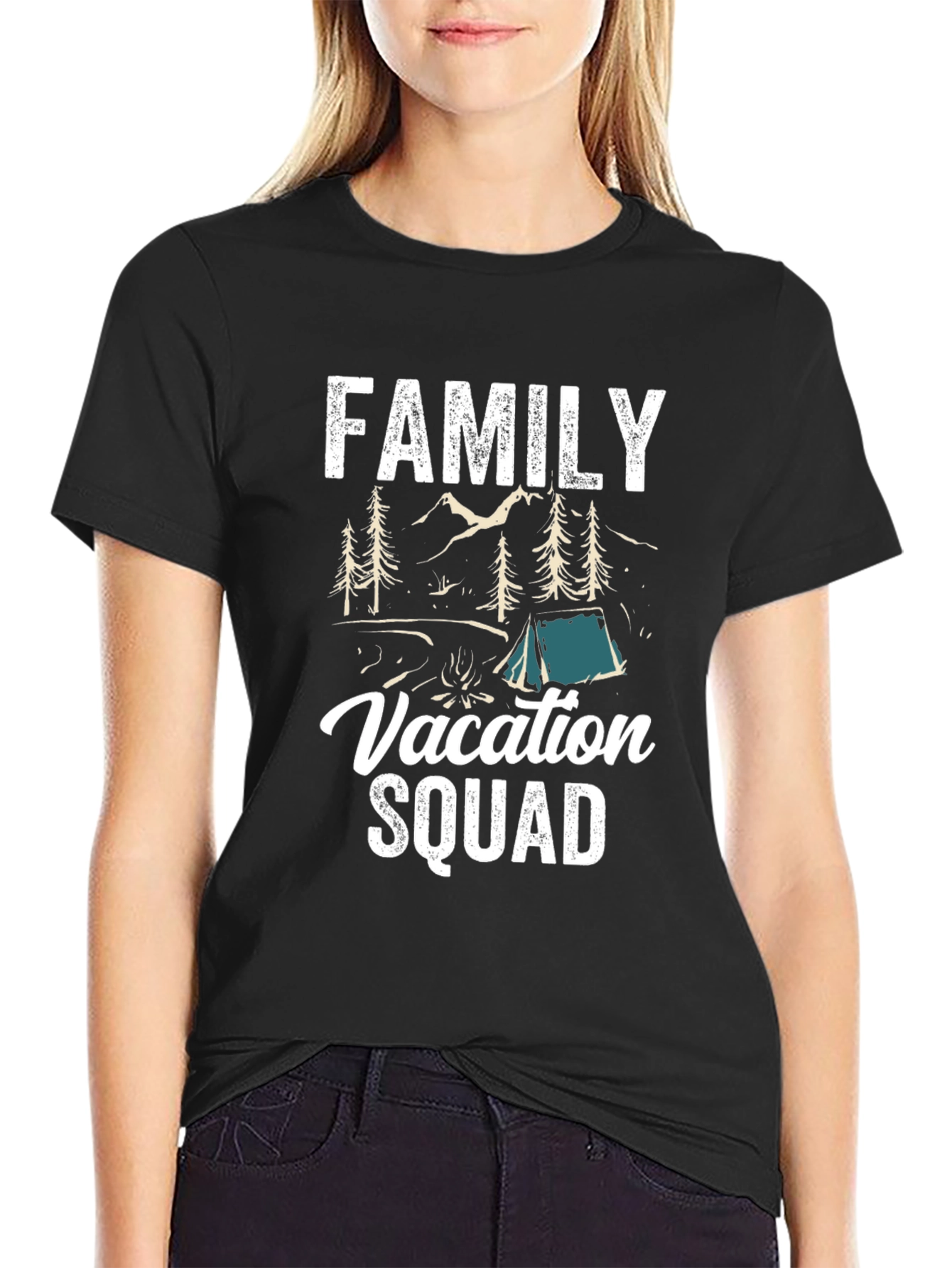 Family Vacation Squad T-Shirt - Camping Adventure Tee