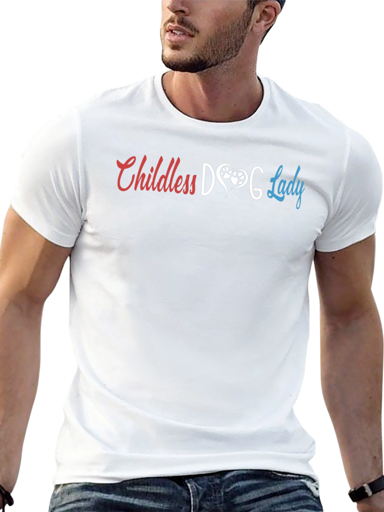 Childless Dog Lady Graphic Tee