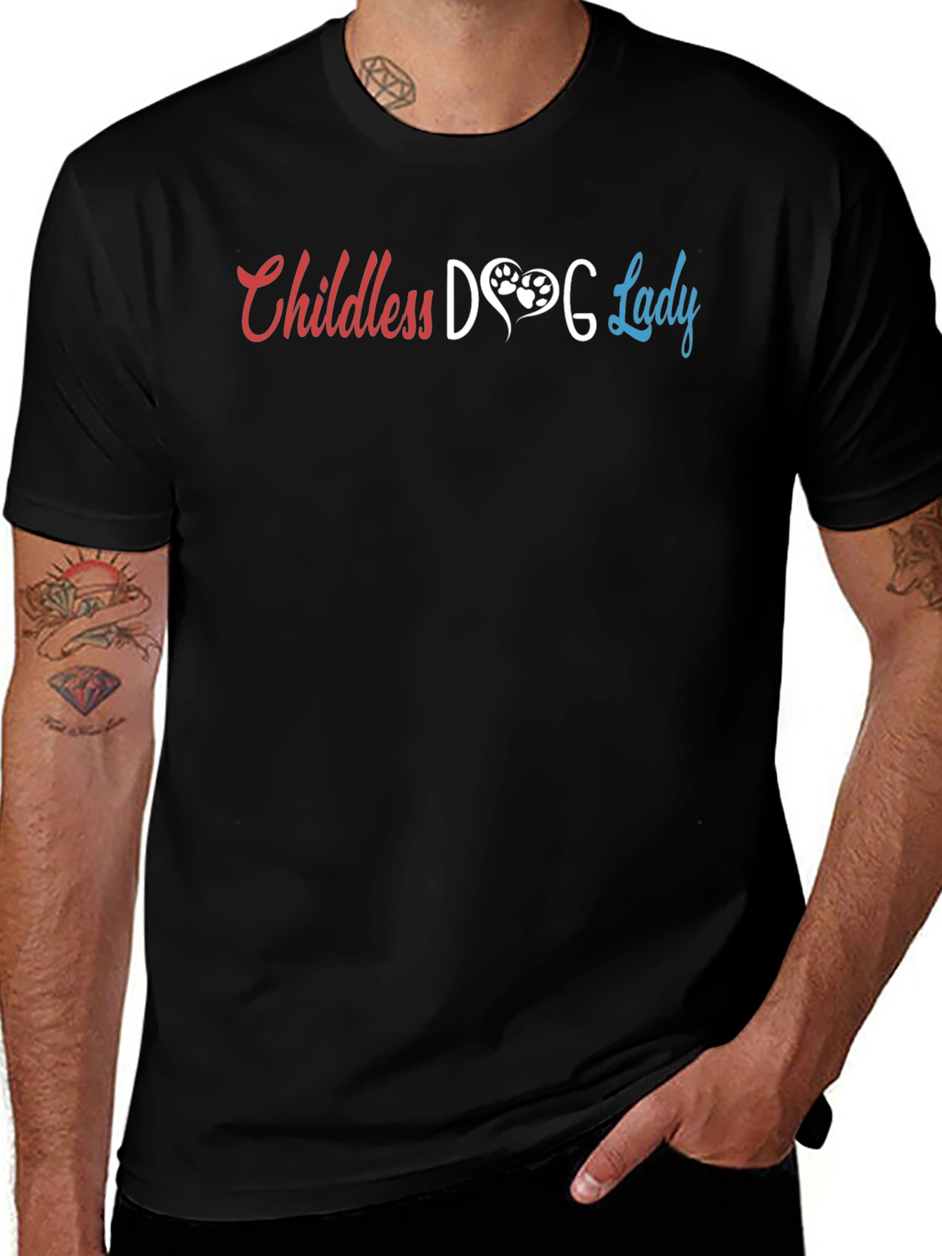 Childless Dog Lady Graphic Tee