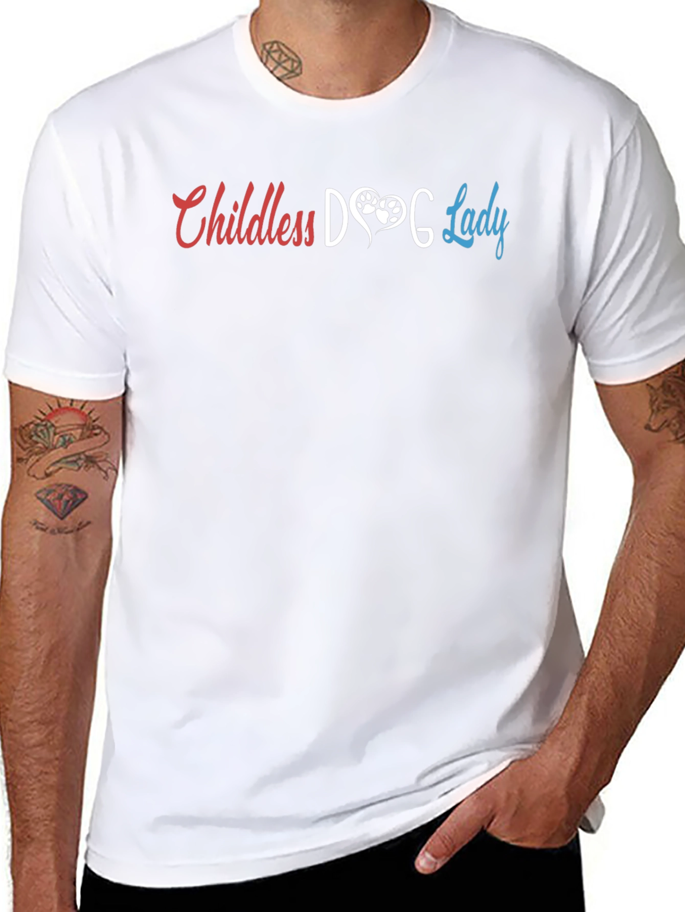 Childless Dog Lady Graphic Tee