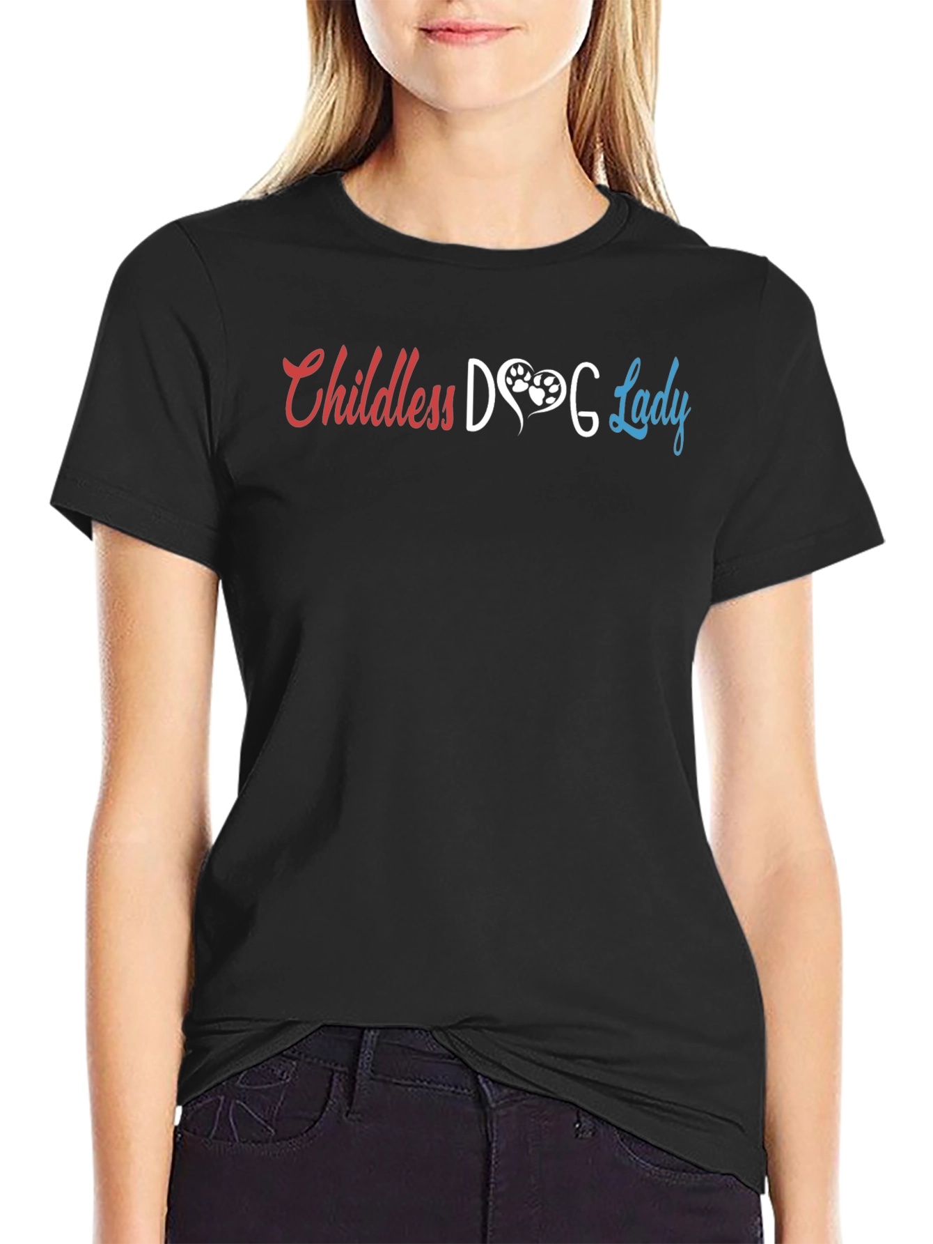 Childless Dog Lady Graphic Tee
