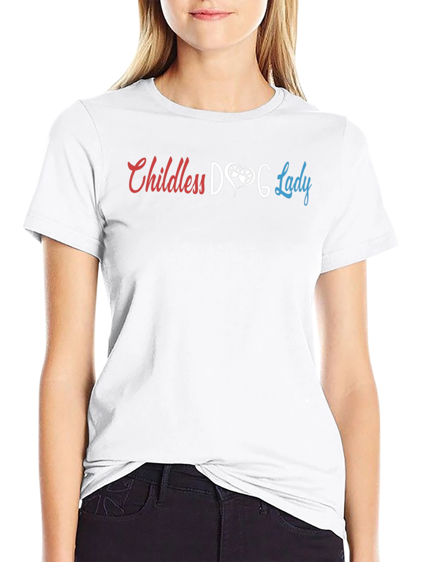 Childless Dog Lady Graphic Tee