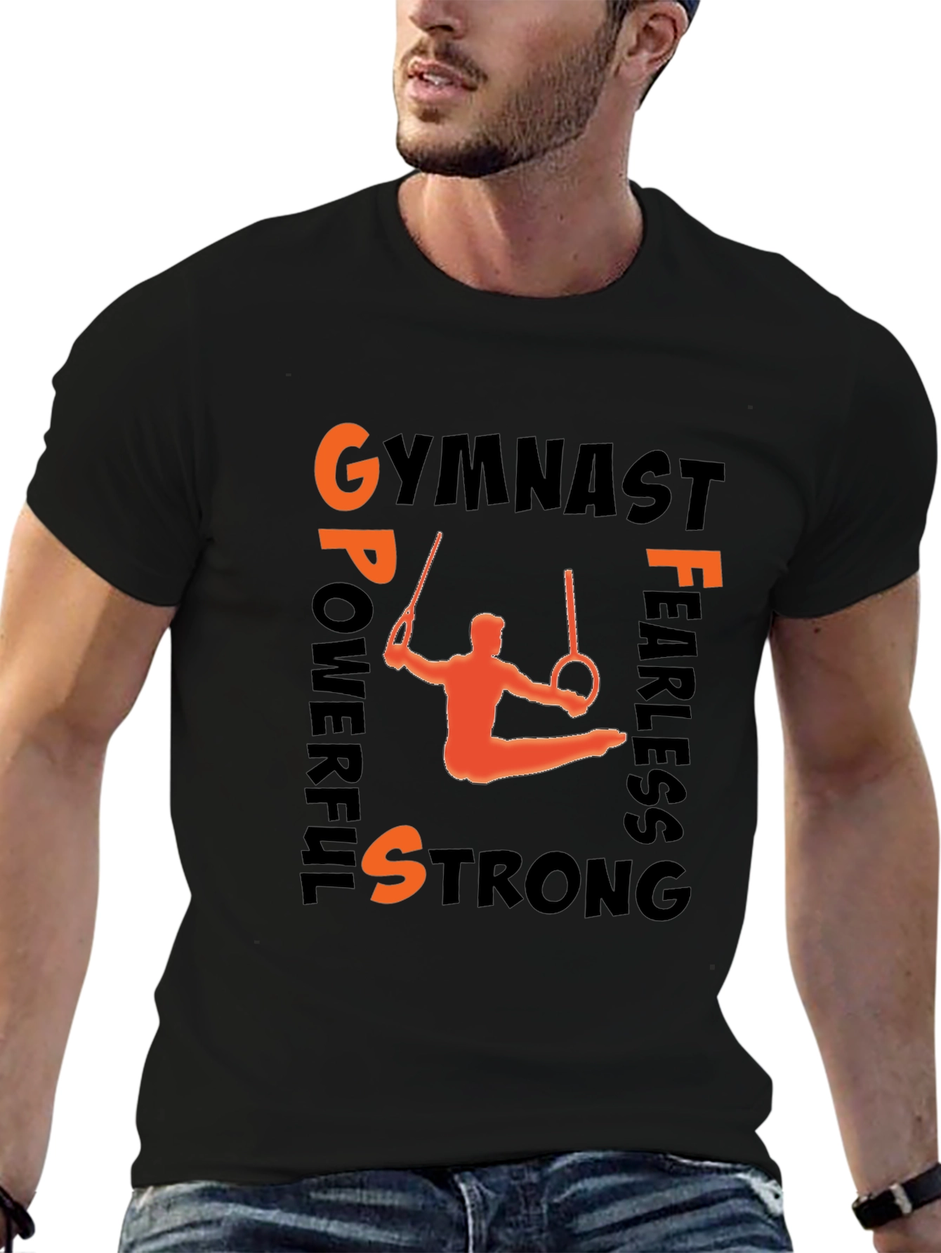 Gymnast Strongman Graphic T-Shirt