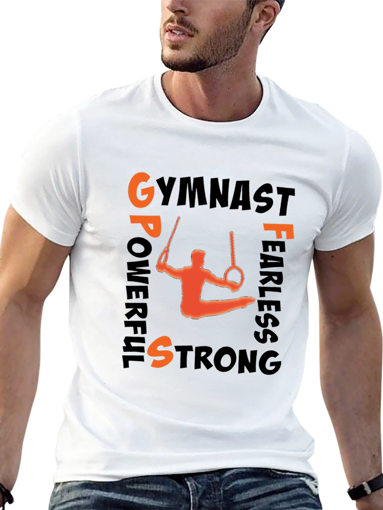 Gymnast Strongman Graphic T-Shirt