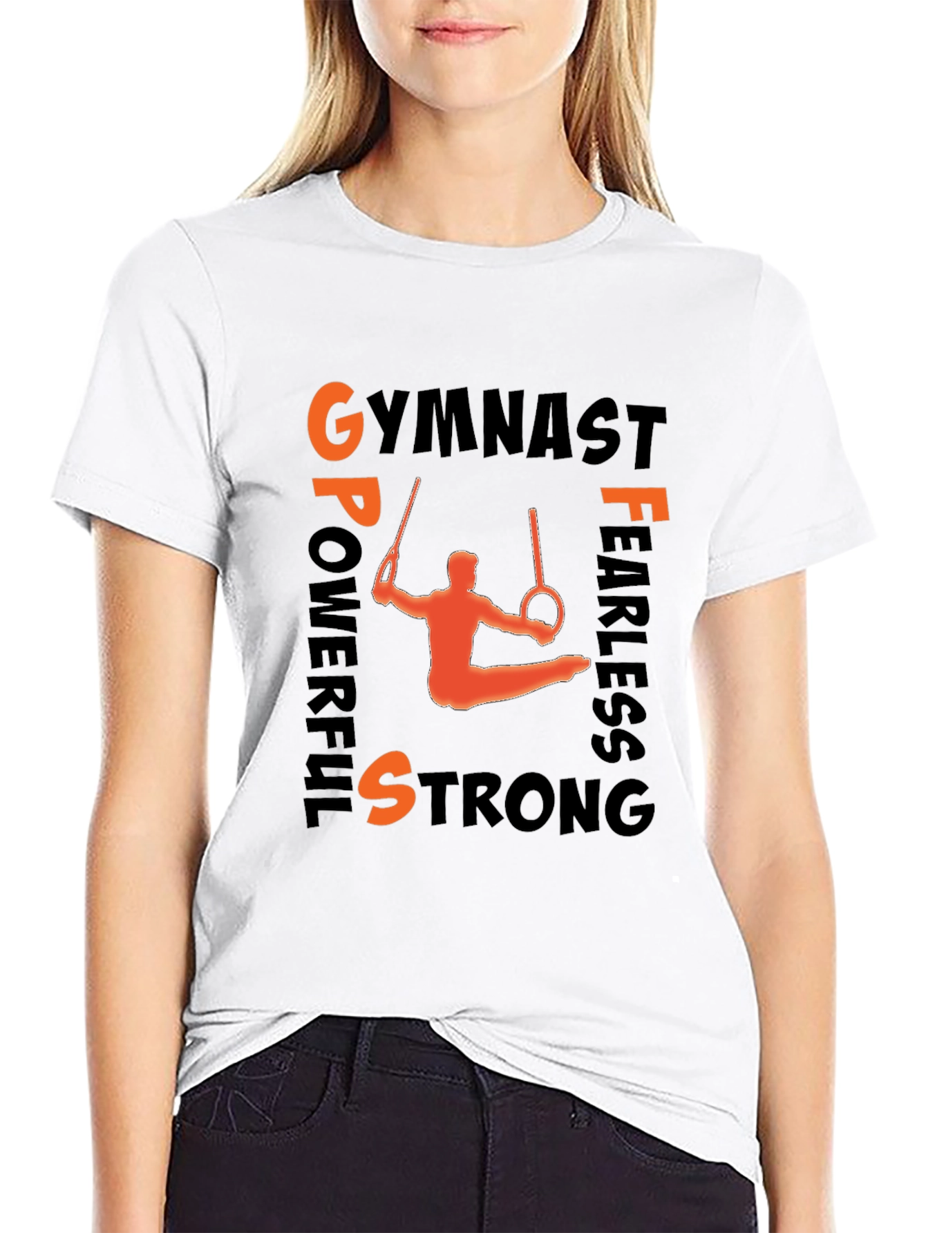 Gymnast Strongman Graphic T-Shirt