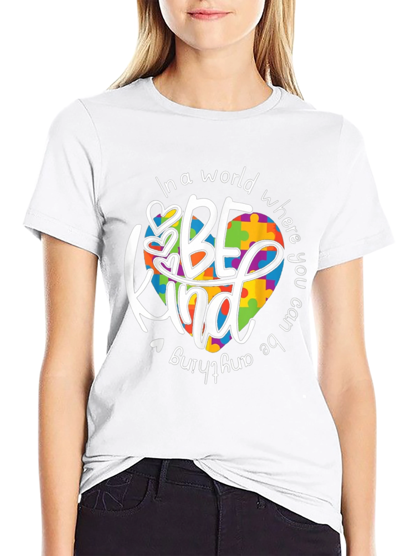 Be Kind Autism Awareness Graphic T-Shirt