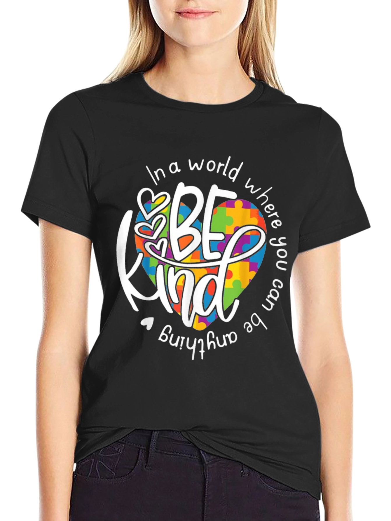 Be Kind Autism Awareness Graphic T-Shirt