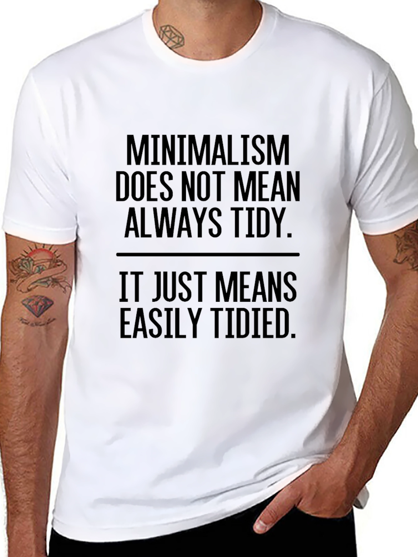 Minimalism T-Shirt Funny Slogan Tee