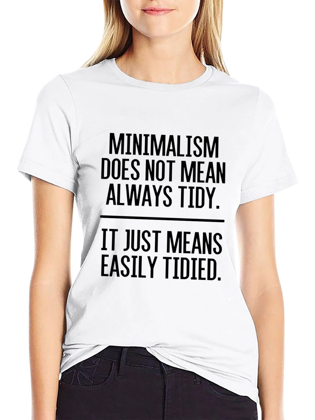 Minimalism T-Shirt Funny Slogan Tee