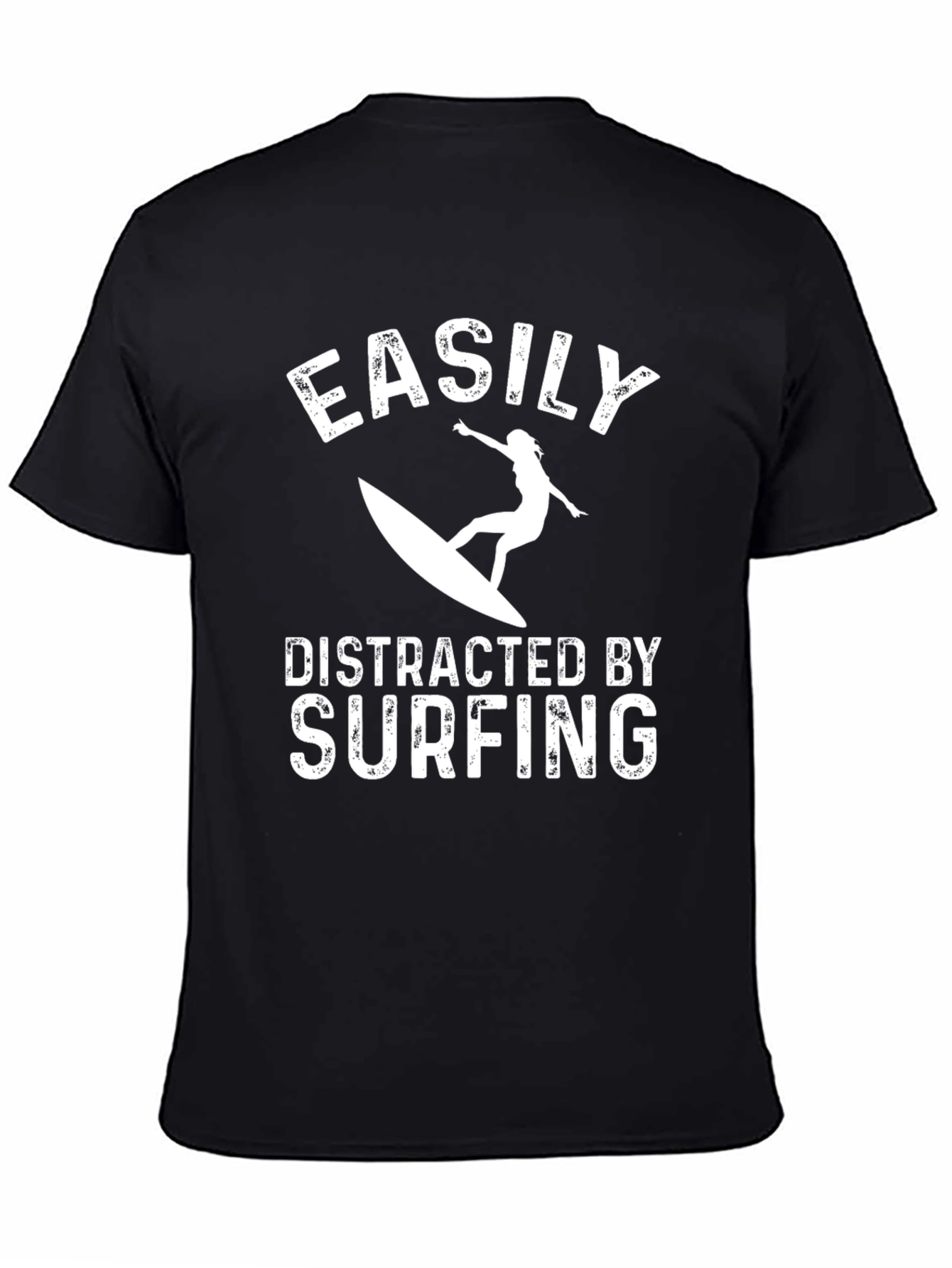 Easily Distracted By Surfing Graphic Tee