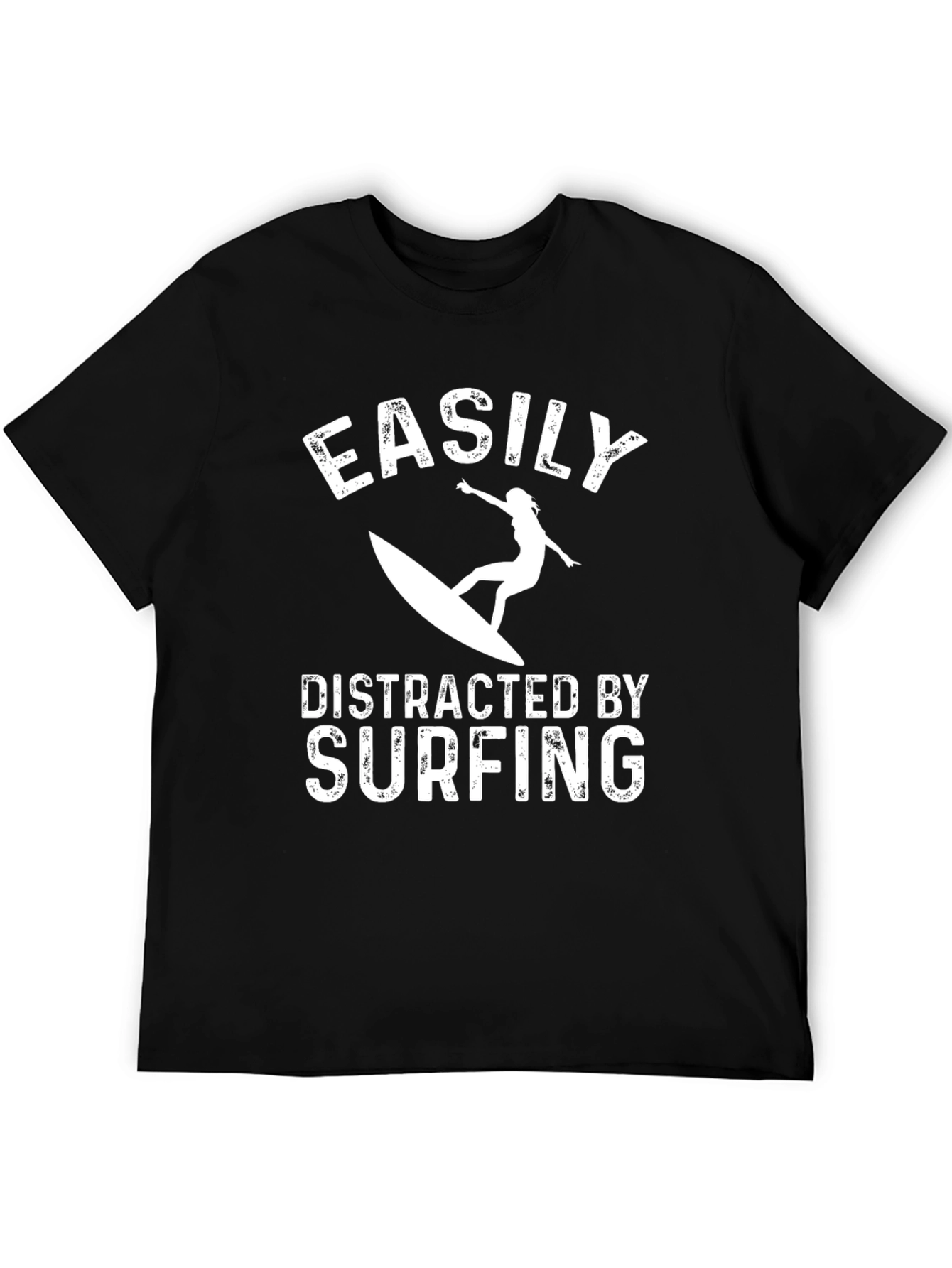 Easily Distracted By Surfing Graphic Tee