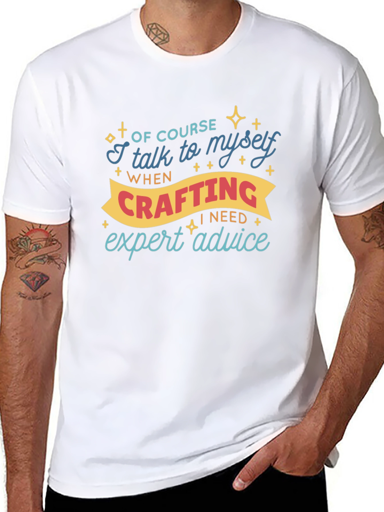 Crafting Expert Advice Graphic T-Shirt