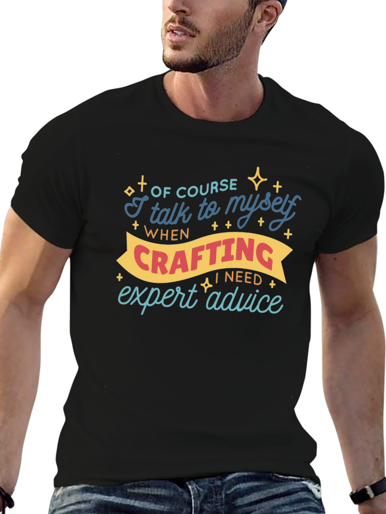 Crafting Expert Advice Graphic T-Shirt
