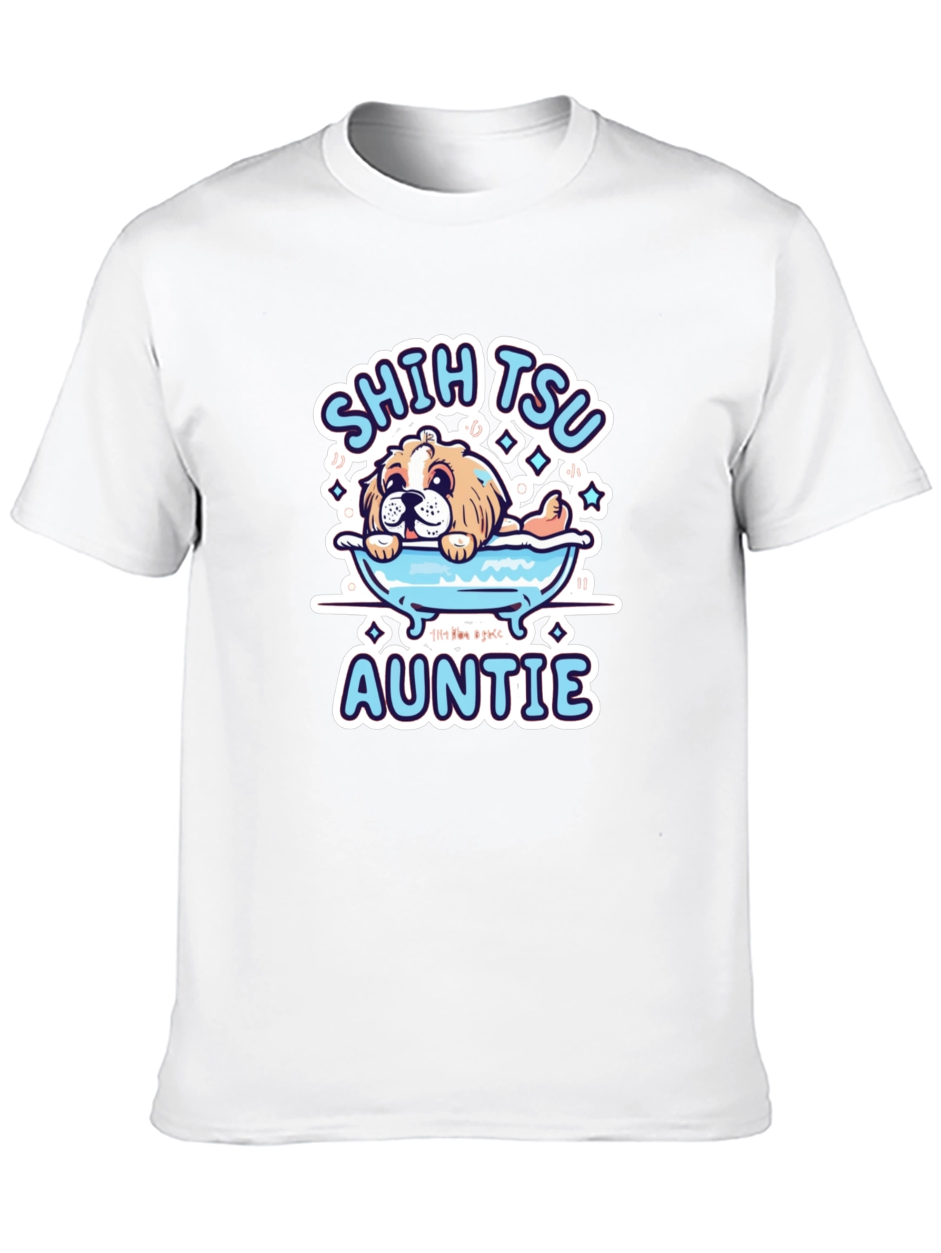 Shih Tzu Auntie Graphic T-Shirt