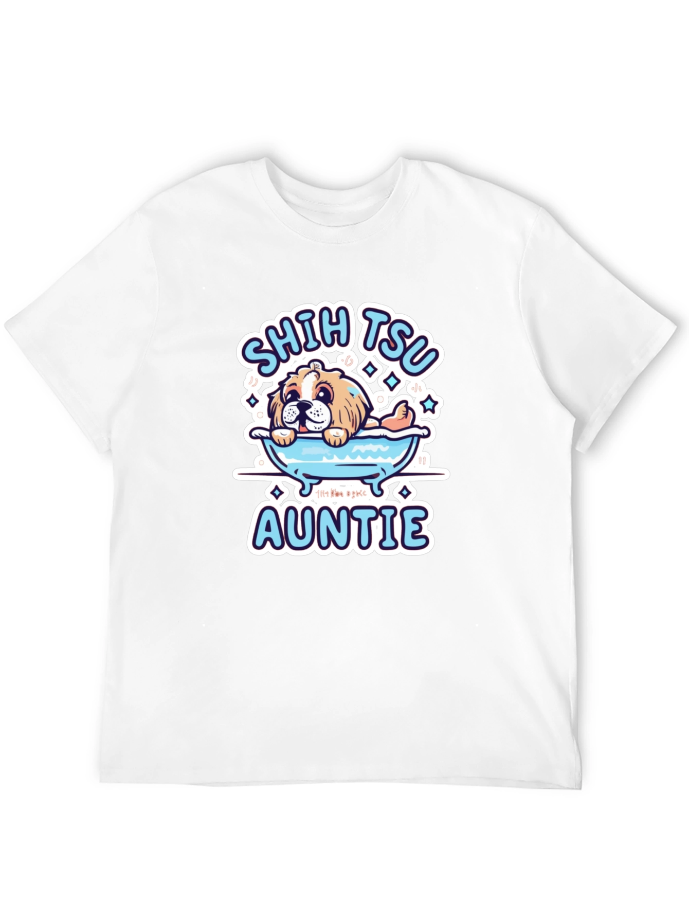 Shih Tzu Auntie Graphic T-Shirt