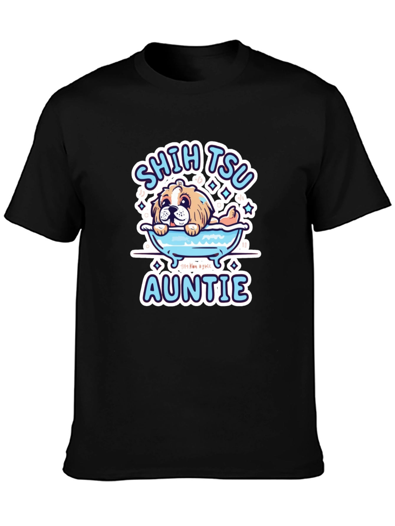 Shih Tzu Auntie Graphic T-Shirt