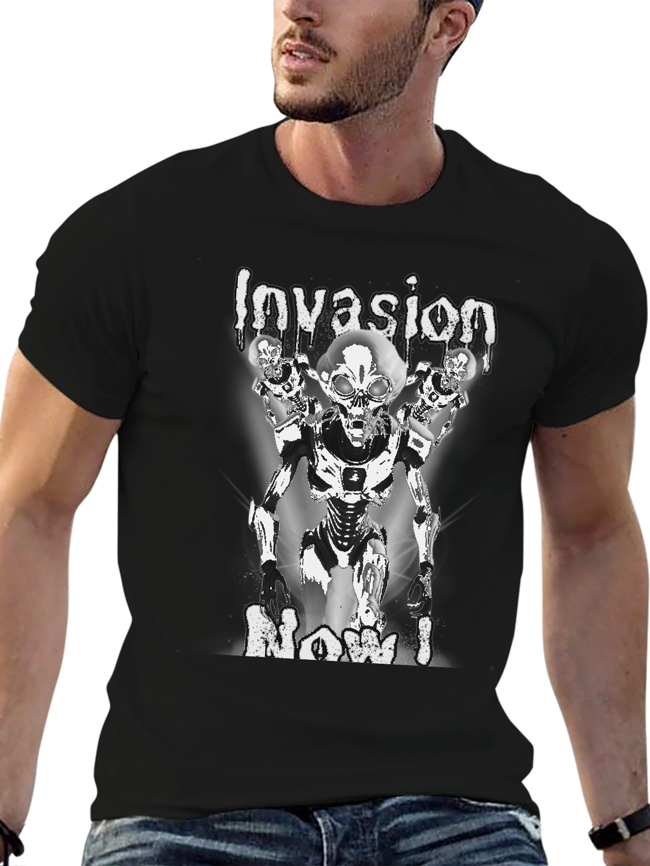 Invasion Now! Graphic Print Tee