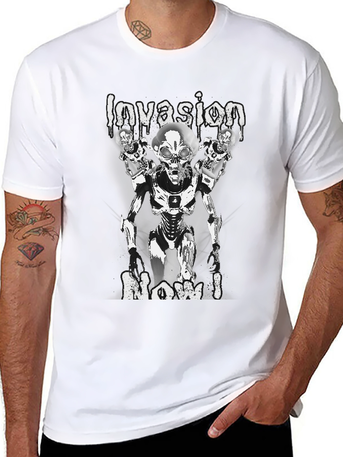 Invasion Now! Graphic Print Tee