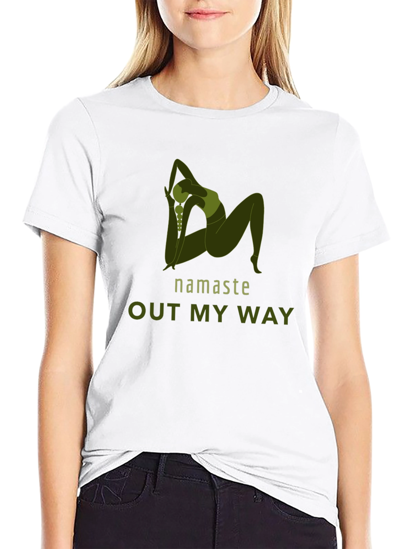 Namaste Out My Way Yoga T-Shirt