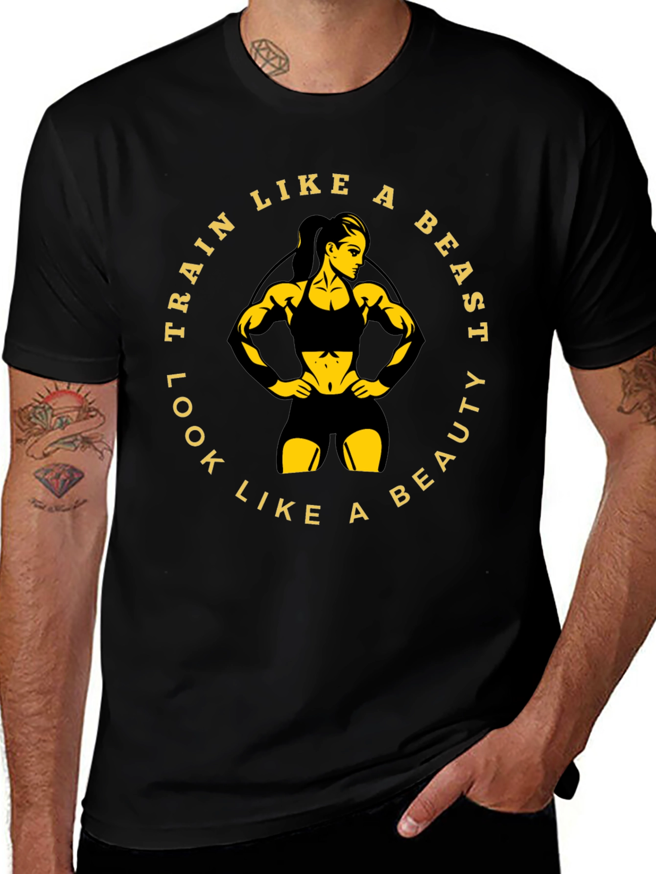 Train Like a Beast Look Like a Beauty T-Shirt