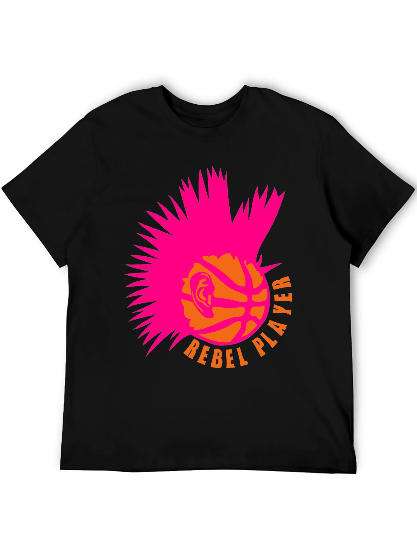Rebel Player Graphic Tee - Basketball Punk Style