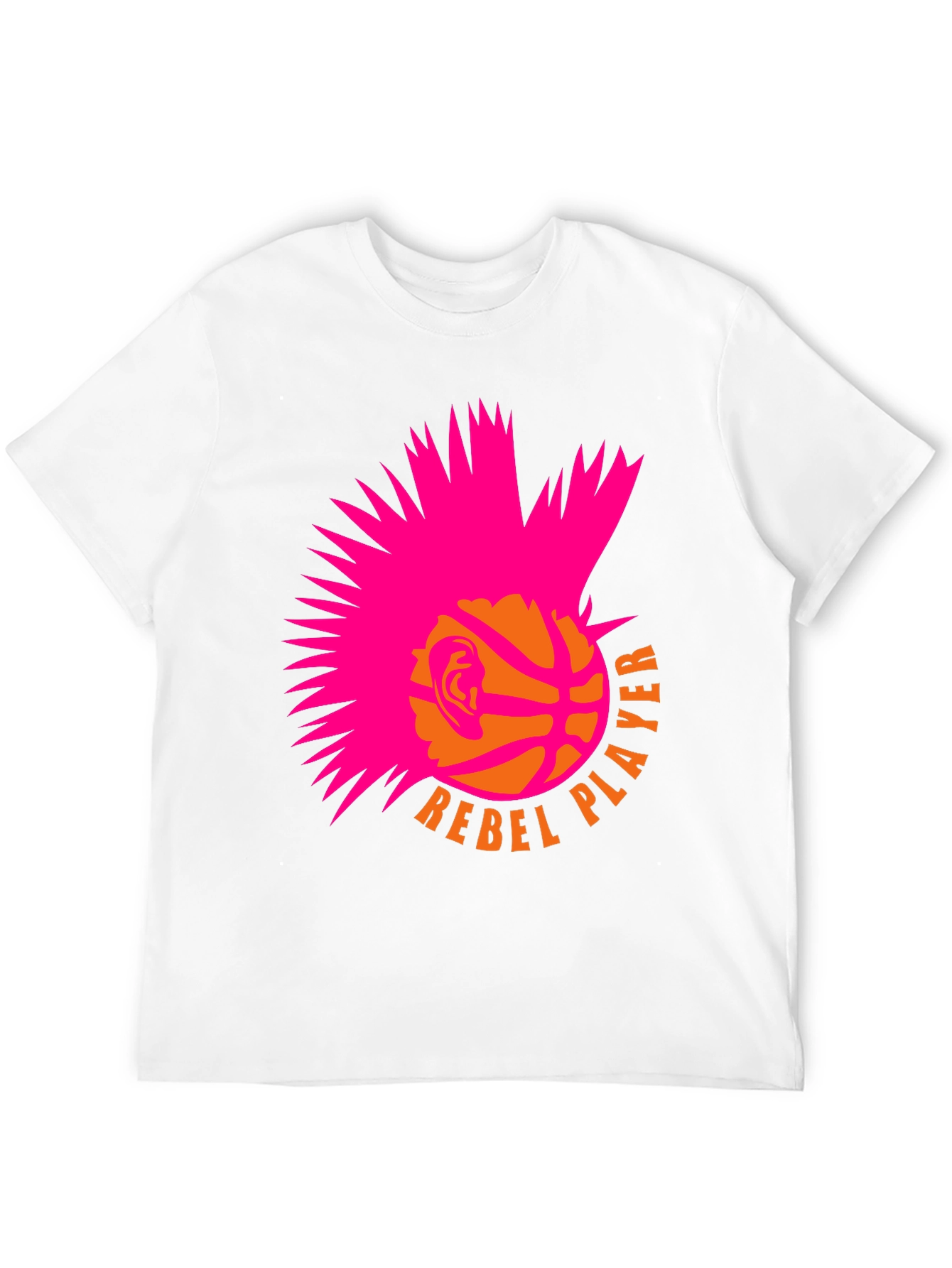 Rebel Player Graphic Tee - Basketball Punk Style