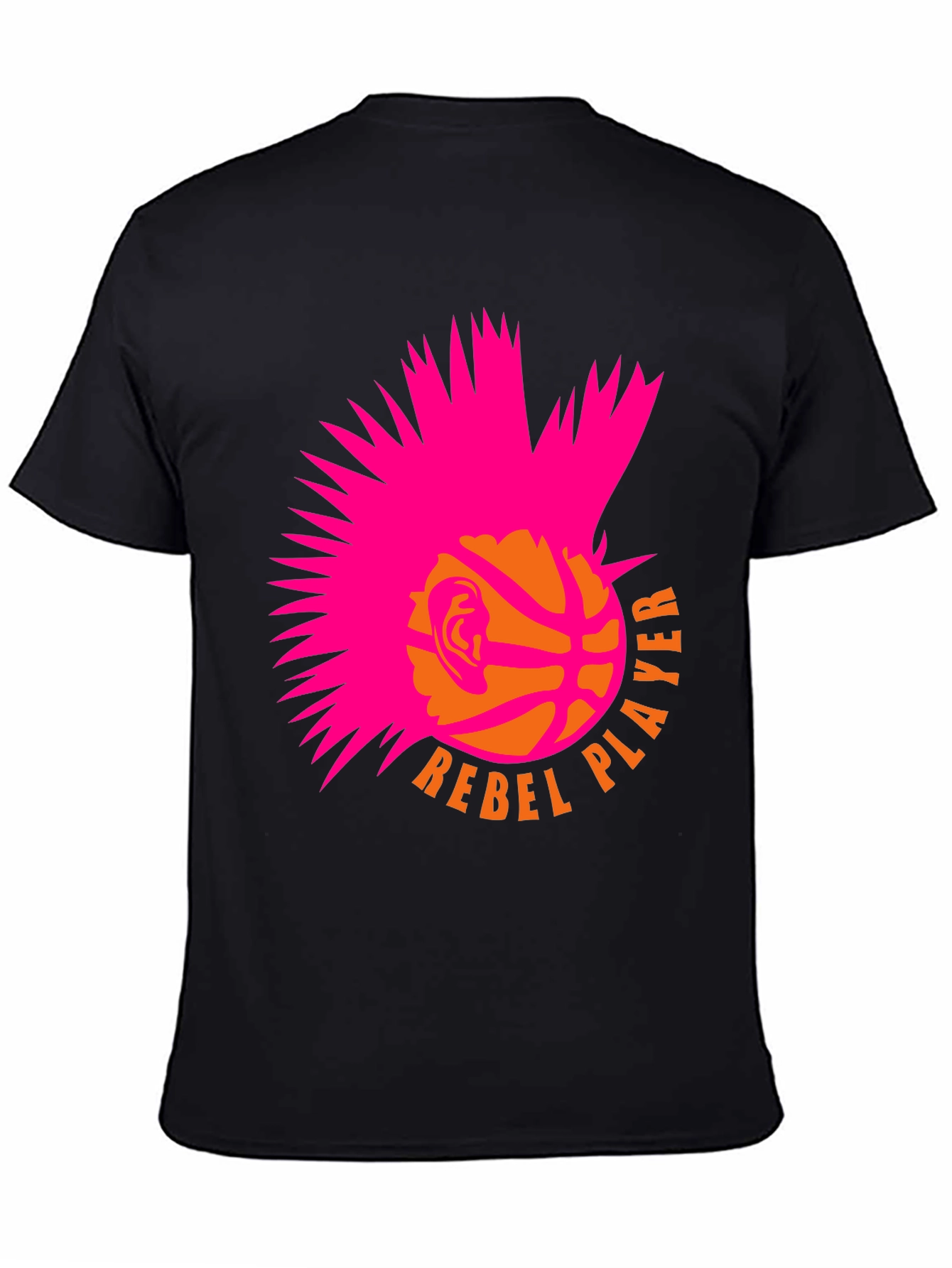 Rebel Player Graphic Tee - Basketball Punk Style