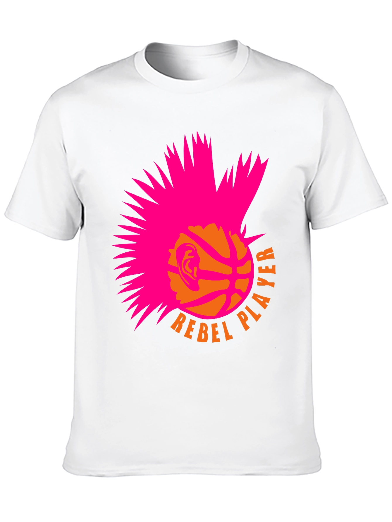 Rebel Player Graphic Tee - Basketball Punk Style