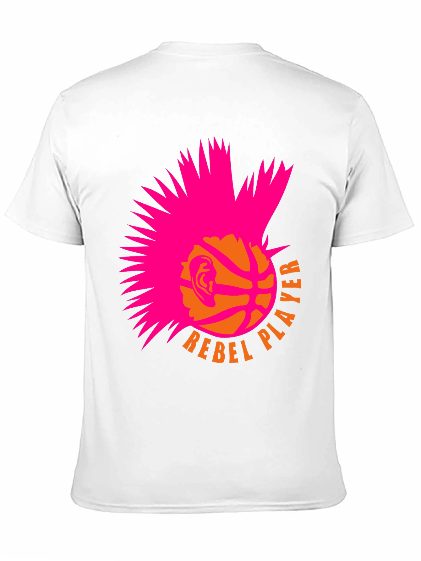 Rebel Player Graphic Tee - Basketball Punk Style