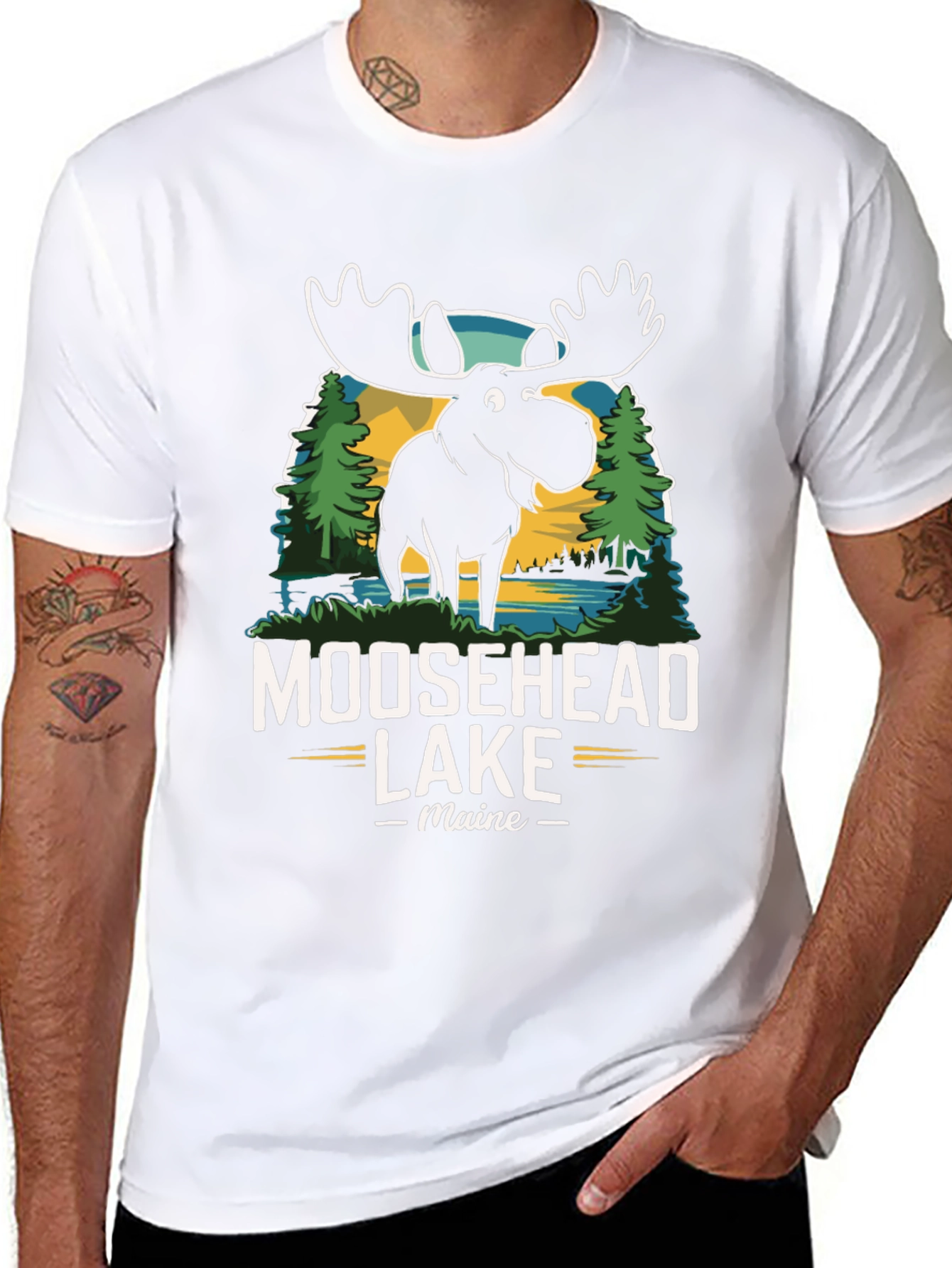 Moosehead Lake Maine Graphic Tee