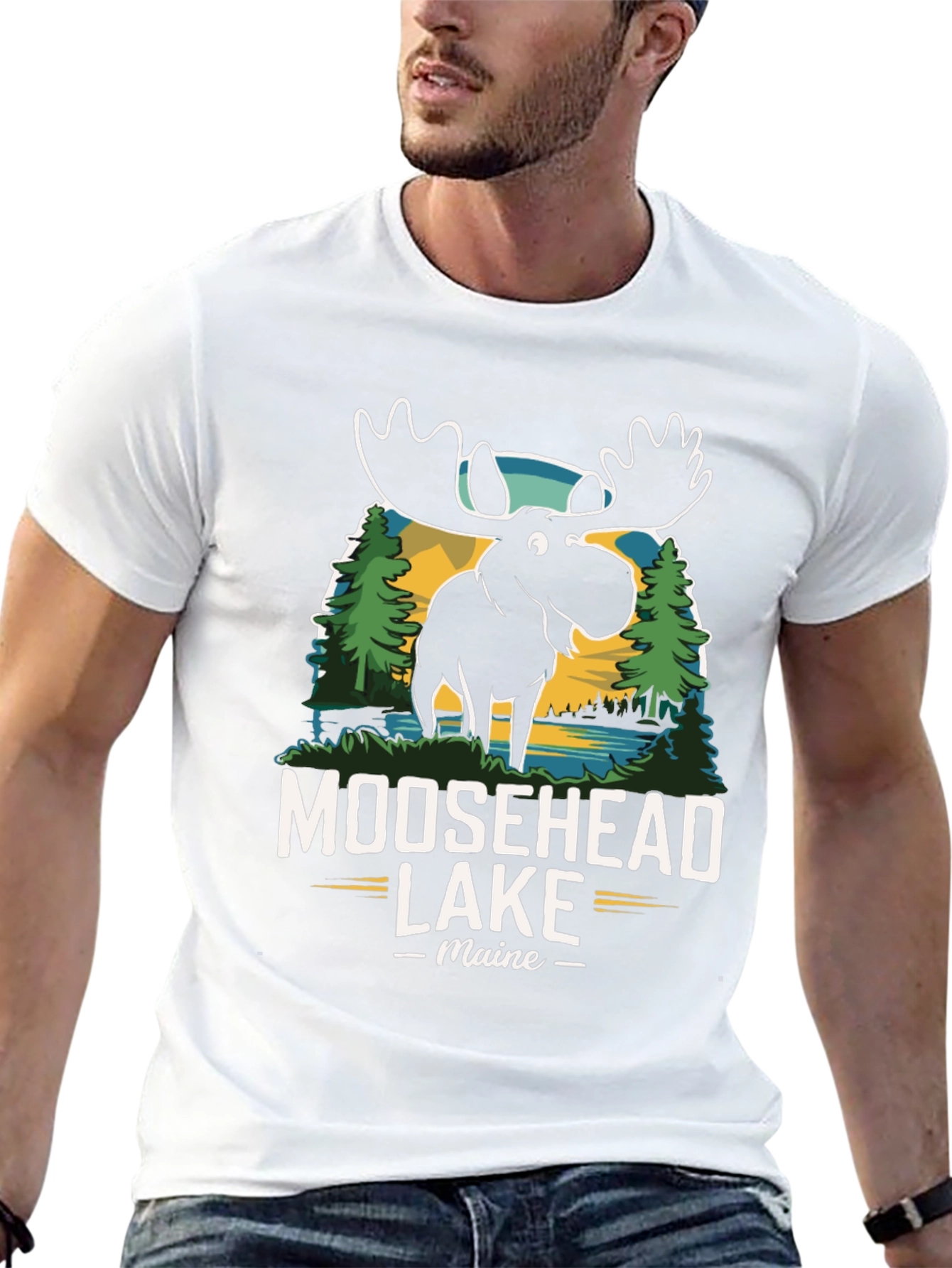 Moosehead Lake Maine Graphic Tee