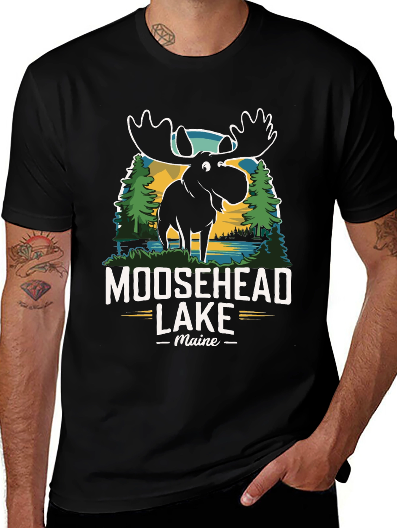 Moosehead Lake Maine Graphic Tee