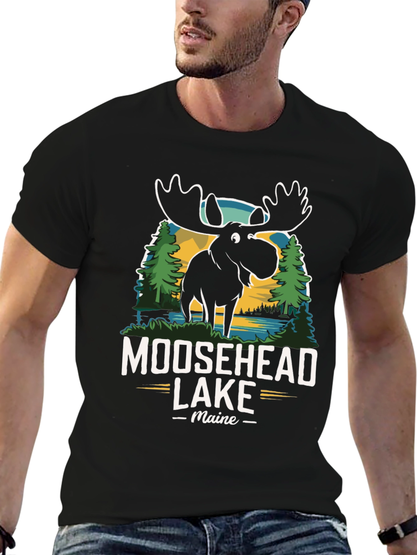 Moosehead Lake Maine Graphic Tee