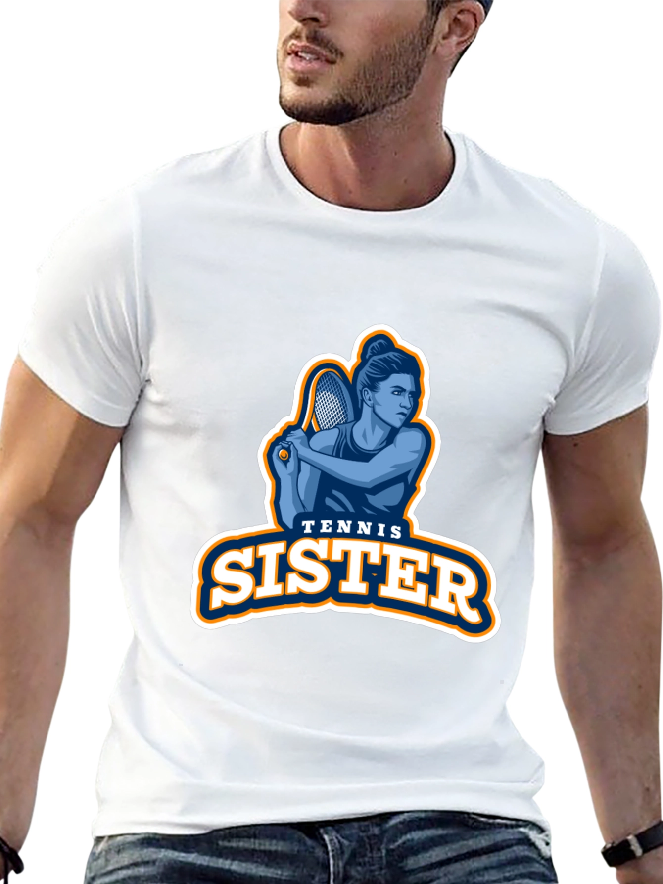 Tennis Sister Graphic T-Shirt