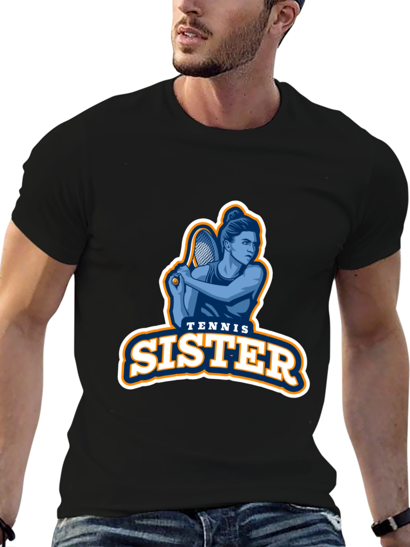 Tennis Sister Graphic T-Shirt
