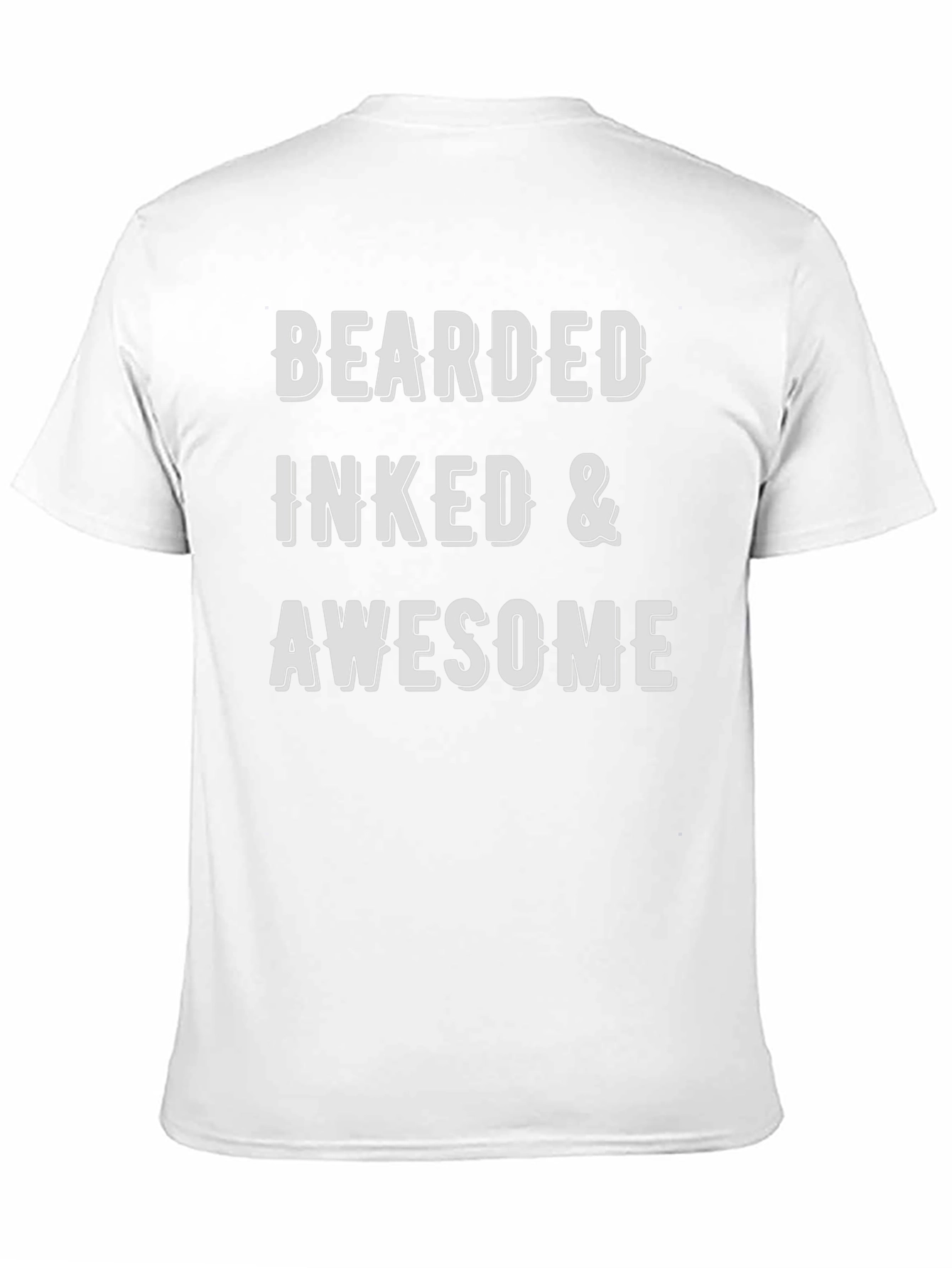 Bearded Inked & Awesome Graphic T-Shirt