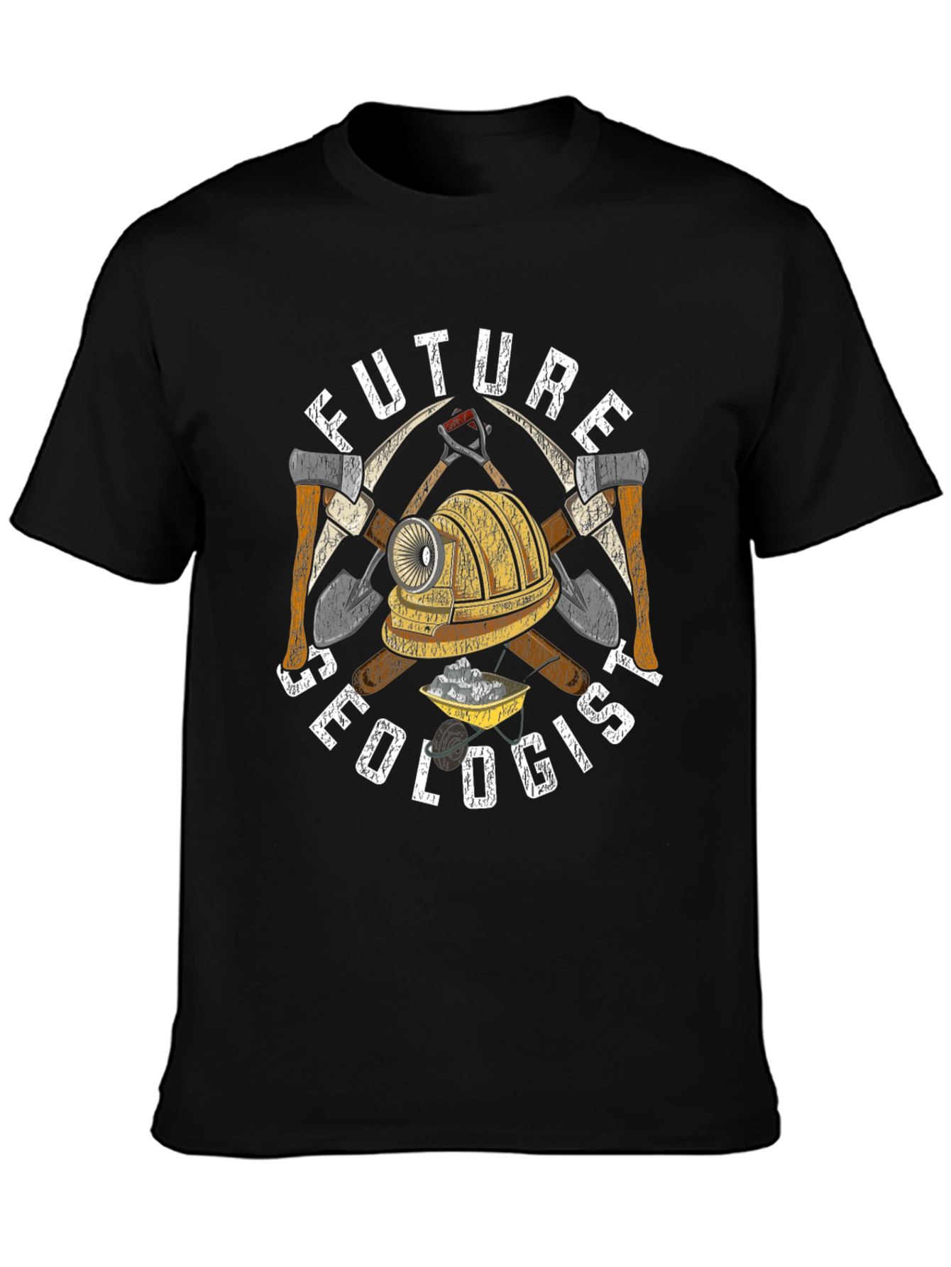 Future Geologist T-Shirt Black