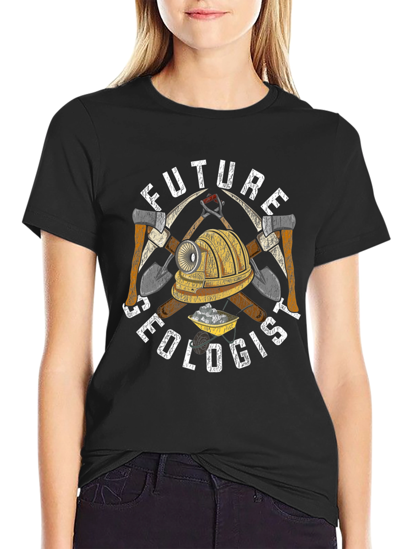 Future Geologist T-Shirt Black