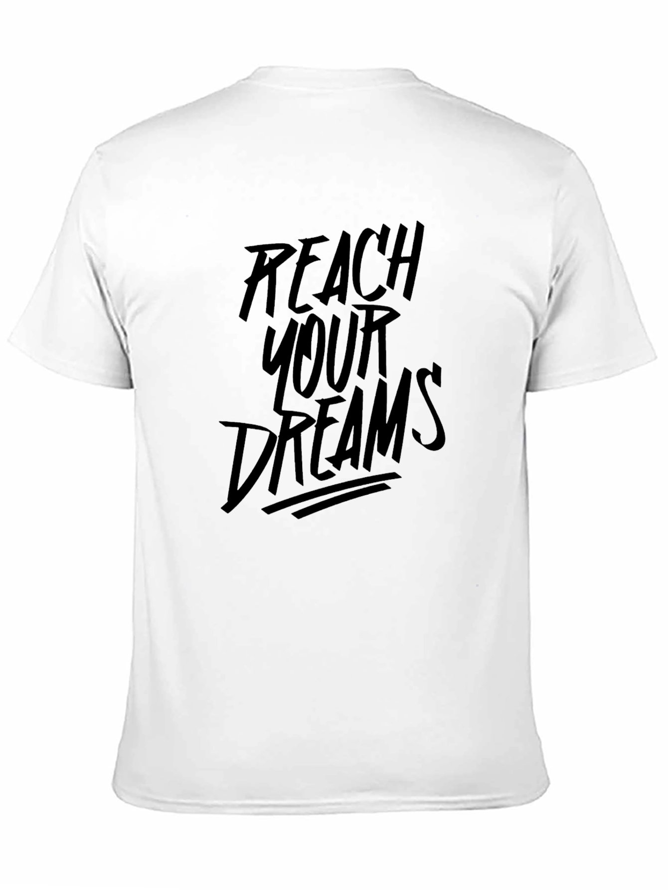 Reach Your Dreams Graphic Black T-Shirt