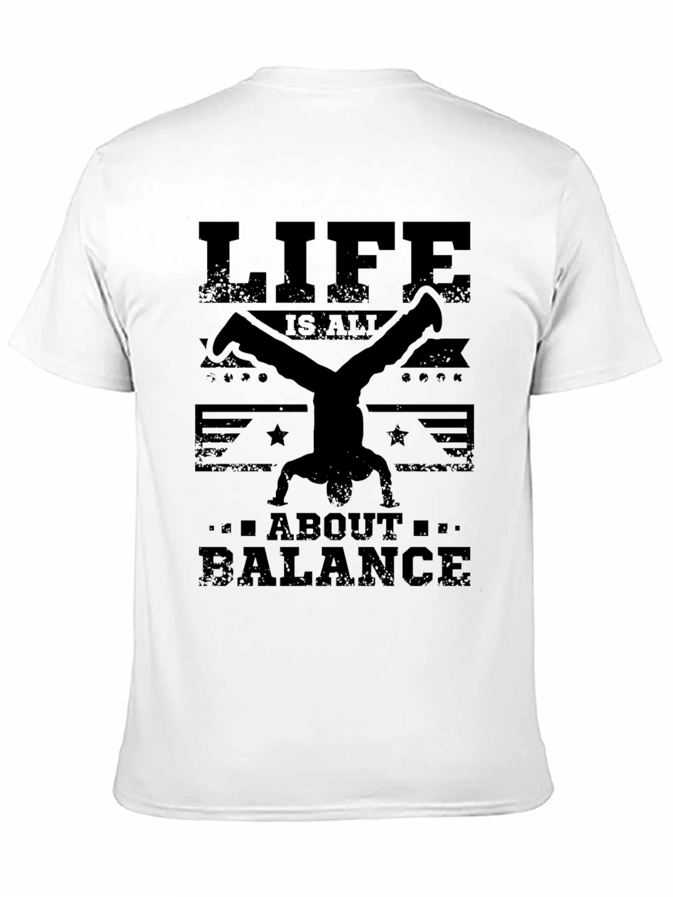 Life Balance T-Shirt - Handstand Design