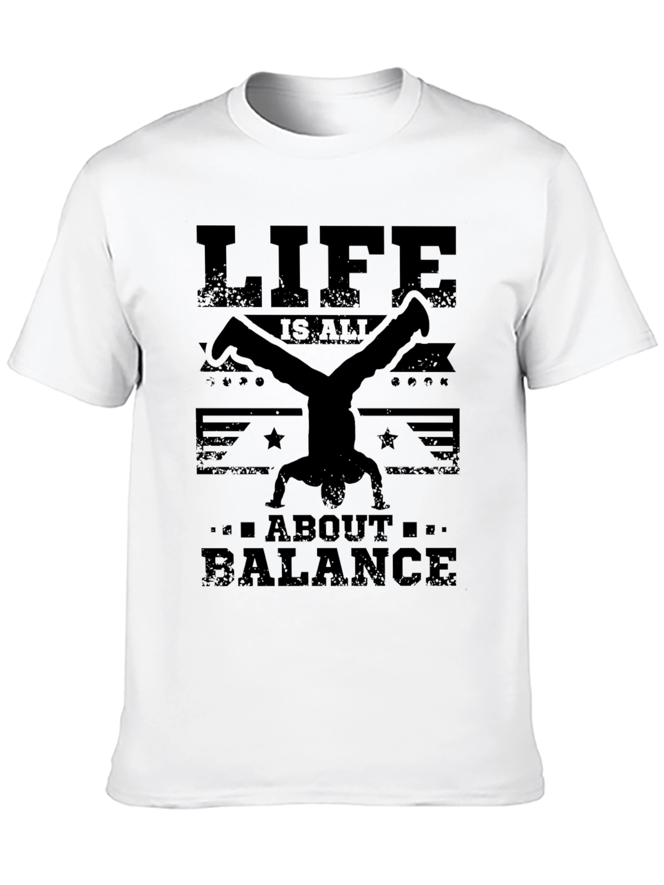 Life Balance T-Shirt - Handstand Design