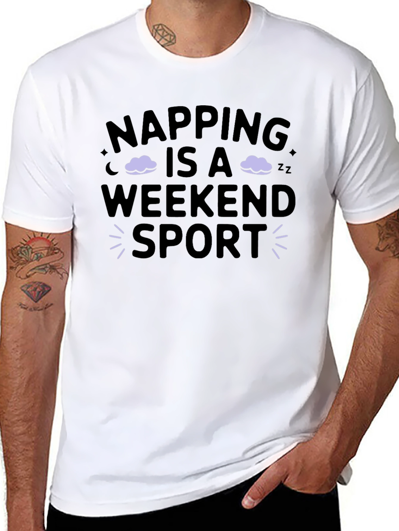 Napping is a Weekend Sport Graphic Tee