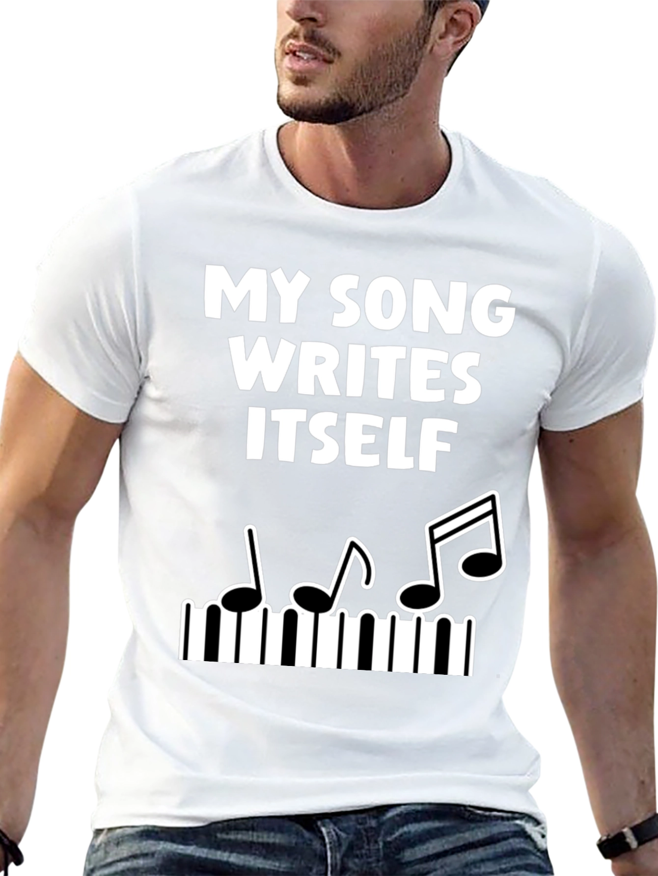My Song Writes Itself Funny Music T-Shirt