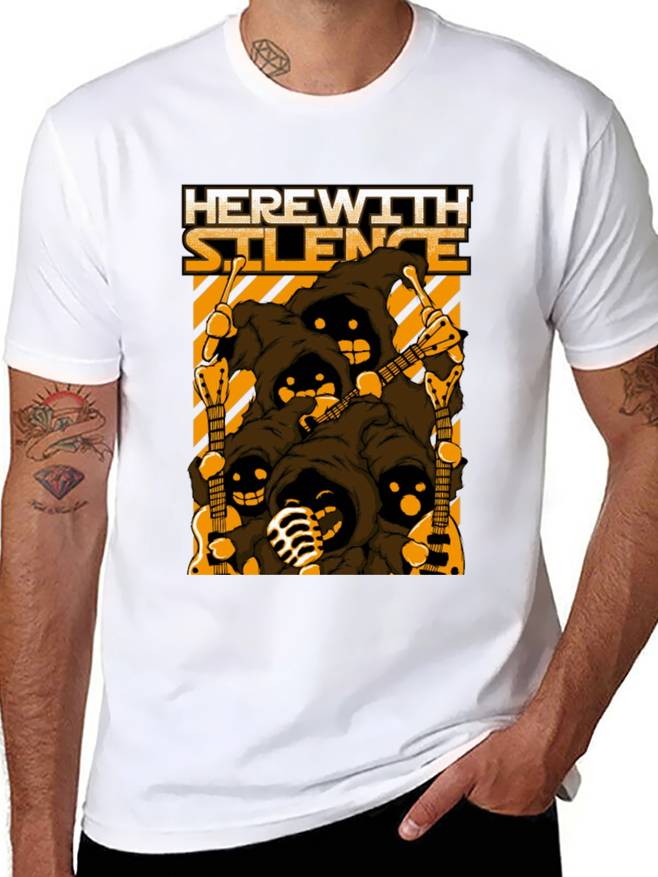 Herewith Silence Band Graphic Tee